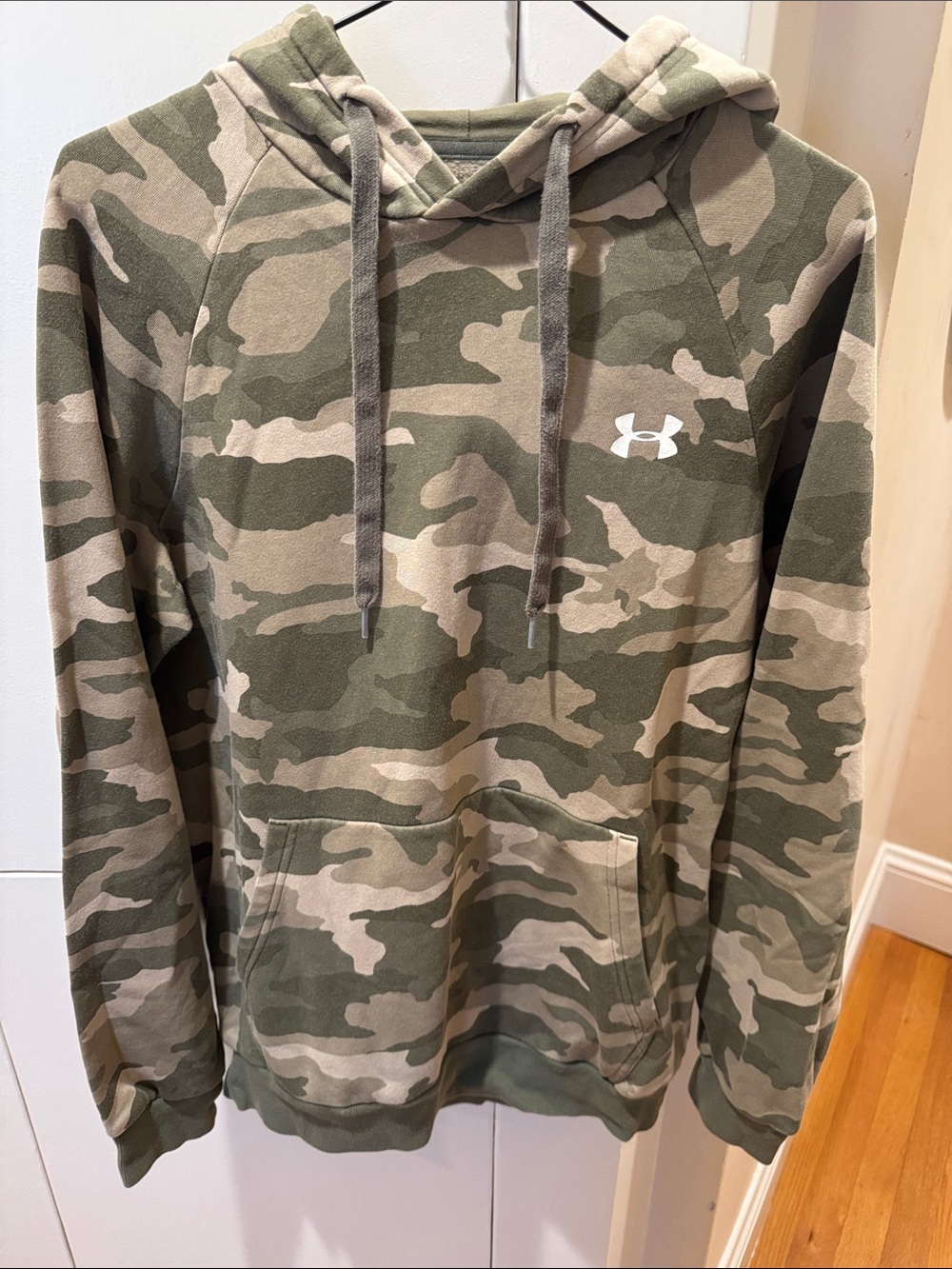 Under Armour Men’s Camo Crewneck Hoodie - Olive Green & Beige